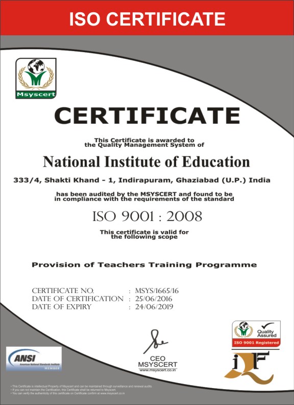 ISO Certified